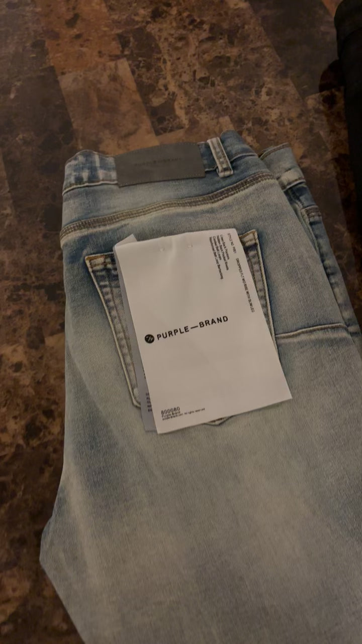 Purple jeans